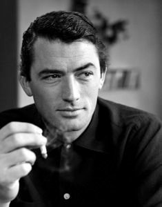 Gregory Peck photographed by Philippe Halsman, 1949.